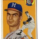 1954 Topps baseball card #210 Bob Buhl VG Milwaukee Braves