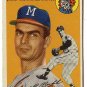 1954 Topps baseball card #210 (B) Bob Buhl EX Milwaukee Braves