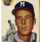 1954 Topps baseball card #188 (B) Dave Jolly VG+ Milwaukee Braves