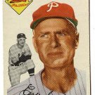 1954 Topps baseball card #183 Earle Combs EX Philadelphia Phillies
