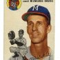 1954 Topps baseball card #176 (C) Bob Keely good condition Milwaukee Braves