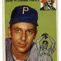 1954 Topps baseball card #134 (C) Cal Hogue VG+ Pittsburgh Pirates