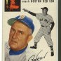 1954 Topps baseball card #133 (B) Del Baker VG Boston red Sox