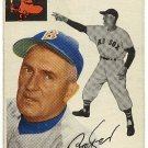 1954 Topps baseball card #133 (C) Del Baker EX Boston red Sox