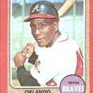 1968 Topps baseball card #578 Orlando Martinez EX