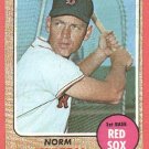 1968 Topps baseball card #537 Norn Siebern EX