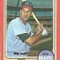 1968 Topps baseball card #527 Tito Francona VG/EX