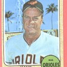 1968 Topps baseball card #513 Hank Bauer EX