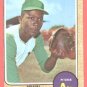 1968 Topps baseball card #501 John Odom EX (miscut)