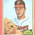 1968 Topps baseball card #489 Wally Bunker NM