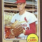 1968 Topps baseball card #408 Steve Carlton EX