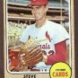 1968 Topps baseball card #408 Steve Carlton EX