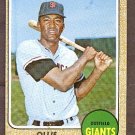 1968 Topps baseball card #223 Ollie Brown EX