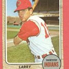 1968 Topps baseball card #197 Larry Brown EX