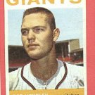 1964 Topps baseball card #189 Bob Hendley VG San Francisco Giants