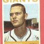 1964 Topps baseball card #189 Bob Hendley VG San Francisco Giants