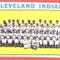 1964 Topps baseball card #172 Cleveland Indians team VG