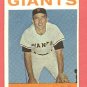 1964 Topps baseball card #82 Jim Davenport VG+ San Francisco Giants