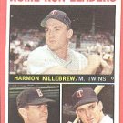 1964 Topps baseball card #10 Home Run Leaders Harmon Killebrew, Dick Stuart, Bob Allison VG