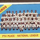 1966 Topps baseball card #379 St. Louis Cardinals team VG