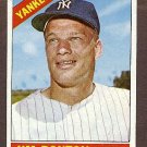 1966 Topps baseball card #276 Jim Bouton VG New York yankees