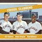 1966 Topps baseball card #199 ChiSox Clubbers Bill Skowron, Johnny Romano, Floyd Robinson EX