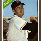 1966 Topps baseball card #176 Jim Davenport NM San Francisco Giants