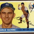 1955 Topps baseball card #188 Charlie Silvera EX/NM new York Yankees