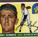 1955 Topps baseball card #159 Johnny Schmitz EX/NM Washington Nationals