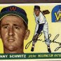1955 Topps baseball card #159 Johnny Schmitz EX/NM Washington Nationals
