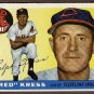 1955 Topps baseball card #151 Red Kress EX/NM Cleveland Indians