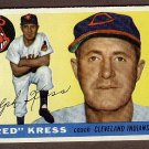 1955 Topps baseball card #151 (B) Red Kress EX/NM Cleveland Indians