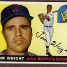 1955 Topps baseball card #141 (B) Tom Wright NM Washington Nationals