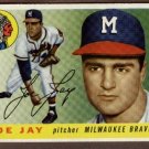 1955 Topps baseball card #134 (C) Joe Jay NM Milwaukee Braves