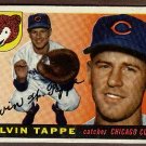 1955 Topps baseball card #129 (B) Elvin Tappe EX Chicago Cubs