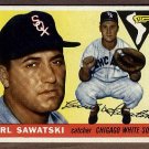 1955 Topps baseball card #122 Carl Sawatski EX Chicago White Sox