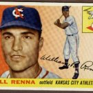 1955 Topps baseball card #121 Bill Renna VG+ Kansas City A's
