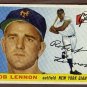 1955 Topps baseball card #119 Bob Lennon EX/NM New York Giants
