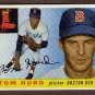 1955 Topps baseball card #116 Tom Hurd VG+ (light crease) Boston Red Sox