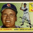 1955 Topps baseball card #110 (B) Gus Zernial EX (very light small crease) Kansas City Athletics