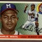 1955 Topps baseball card #103 Charlie White VG Milwaukee Braves