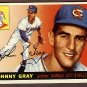 1955 Topps baseball card #101 (B) Johnny Gray NM Kansas City Athletics