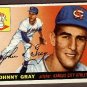 1955 Topps baseball card #101 (D) Johnny Gray EX/NM Kansas City Athletics
