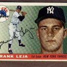 1955 Topps baseball card #99 (C) Frank Leja EX New York Yankees