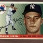 1955 Topps baseball card #99 (C) Frank Leja EX New York Yankees