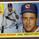 1955 Topps baseball card #96 (B) Charlie Bishop EX Kansas City A's