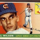 1955 Topps baseball card #86 Bill Wilson NM- Kansas City A's