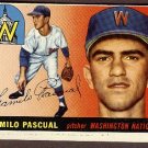 1955 Topps baseball card #84 Camilo Pascual EX Washington Nationals
