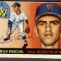 1955 Topps baseball card #84 Camilo Pascual EX Washington Nationals