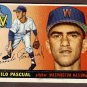 1955 Topps baseball card #84 (B) Camilo Pascual EX/NM Washington Nationals